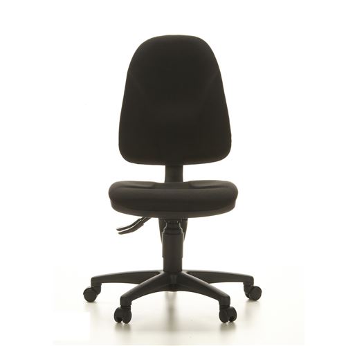 Siège de bureau / Siège pivotant POINT 20, tissu noir