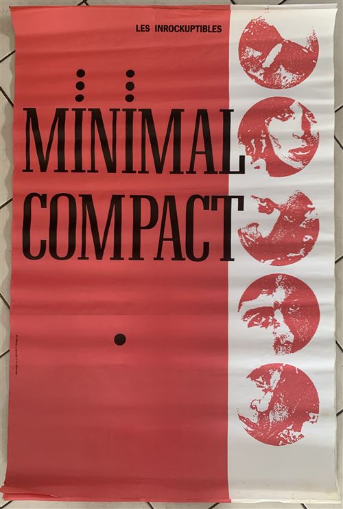 MINIMAL COMPACT - French Tour 1993 - 80x120cm - Affiche