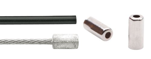 Câble d'accélérateur Elvedes universel extra flexible galvanisé 1700mm / 2250mm - noir (sur carte)