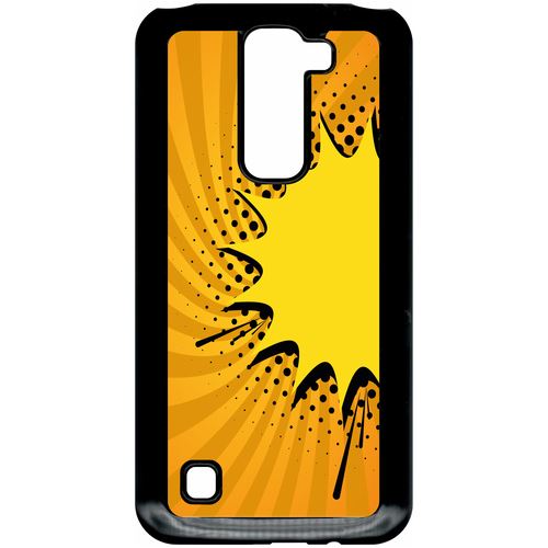 Coque Lg K7 Modele X220 Fond Comics Orange