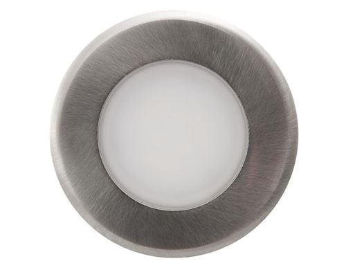 Spot LED encastrable en acier inoxydable 2 W - Blanc chaud
