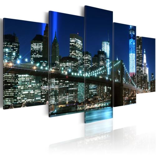 Tableau - Bleu NYC .Taille : 200x100