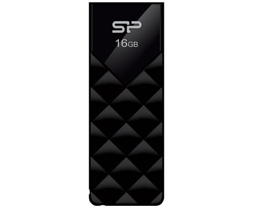 Pendrive Silicon Power SP016GBUF2U03V1K 16 GB USB 2.0 Noir