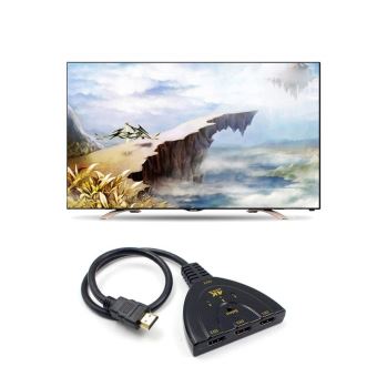 Splitter HDMI 1 entrée 2 sorties Full HD 1080P Compatible 3D et HDCP  Indicateur LED - Plug & Play
