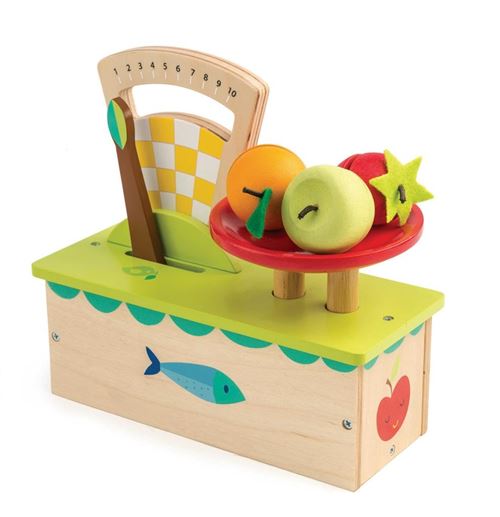 Tender Toys balance avec bois de fruitier junior 7-pièces