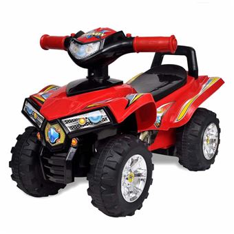 Quad à chevaucher enfant rouge avec son et lumière - 1