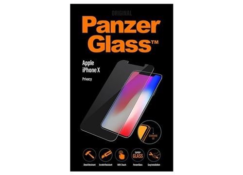 Protecteur d'Écran iPhone X / iPhone XS PanzerGlass Privacy CF - Transaparent