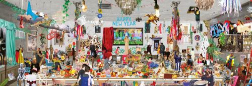 Heye Puzzle Panorama New Years Eve 1000 Pièces, 29823
