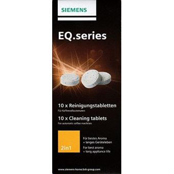 0€54 sur Siemens Tz80001 N Tablettes De Nettoyage Pour Machines À Café Eq  Série, Automates De Montage Et Surpresse Gamme - Cafetière - Achat & prix