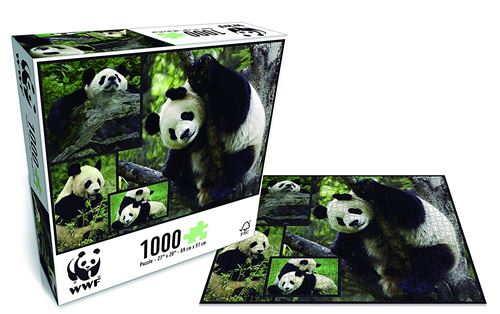 Wwf - 88 - Puzzle Classique - Pandas - 1000 Pièces