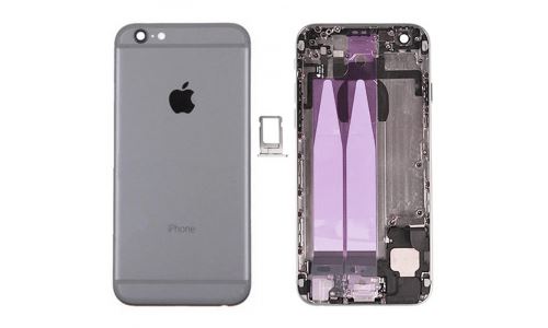 Chassis complet pré-monté iPhone 6+ coloris gris foncé