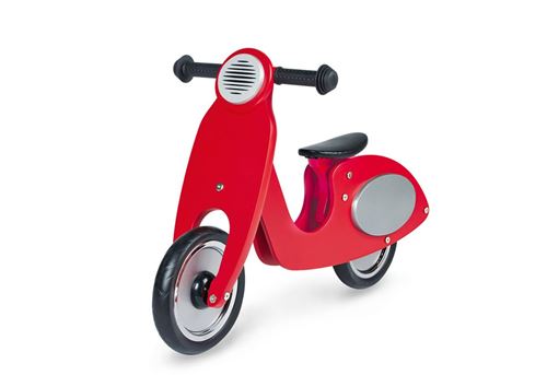 Draisienne en bois Vespa Wanda Rouge