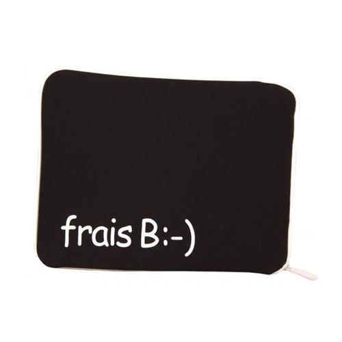 Urban Factory Sleeve Laptop 10 White frais lettering - Beschermhoes voor tablet - voor Apple iPad 1; 2