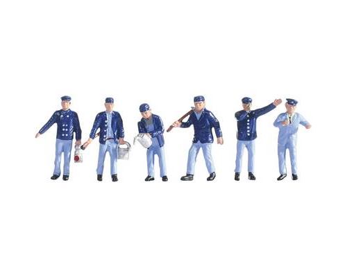 Figurines conducteur de locomotive et agents de manœuvre voie NOCH H0 15282