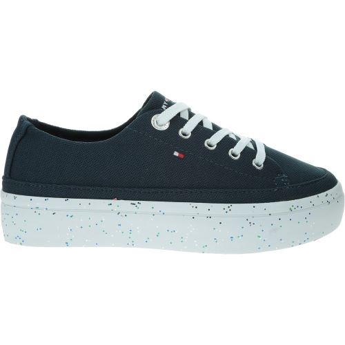 Sneakers Tommy Hilfiger Glitter Flatform Noir pour Femmes 39