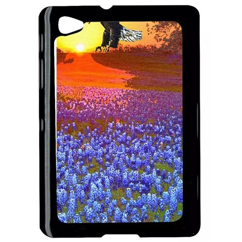 Coque Samsung Galaxy Tab 7.7 Champ De Fleurs Aigle
