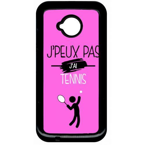 Coque motorola e2 j peux pas j ai tennis 9