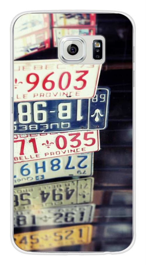 Coque en silicone imprimée compatible Samsung Galaxy S6 Quebec