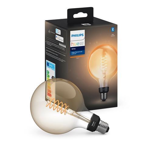 Ampoule LED Connectée Philips Hue White E27 Giant Filament Globe 9W – 580lm, Compatible Bluetooth - vue 3