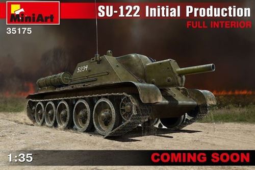 Unbekannt Mini Art 35175 – Modélisme Jeu de Su 122 Initial Production avec Full Interior