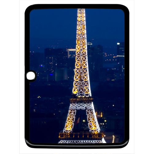 Coque Samsung Galaxy Tab 3 Tour Eiffel Paris Night
