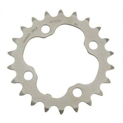 Shimano deore FC-M532 22T 9S 9S plateau argent 64 mm