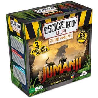 Escape Games Jumanji coffret de 3 jeux Identity Game