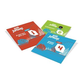 Escape Games Jumanji coffret de 3 jeux Identity Game