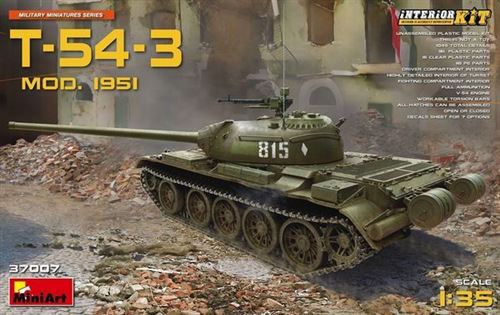 T-54-3 Mod.1951 Interior Kit - 1:35e - Miniart