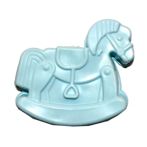 Moule a tarte cheval en silicone gâteau patisserie bleu