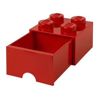 BRIQUE DE RANGEMENT LEGO 8 BOUTONS - ROUGE - LEGO / Classic