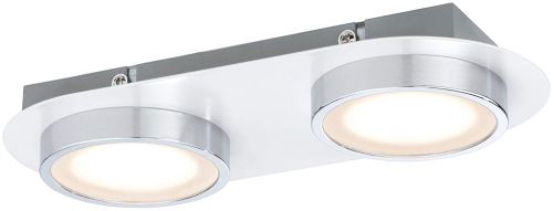 Paulmann Liao Éclairage de plafond chromé, blanc LED 4,7 W [Classe énergétique A]