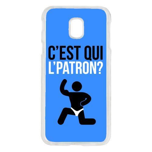 Coque c est qui l patron 12 compatible galaxy j3 2017 transparent