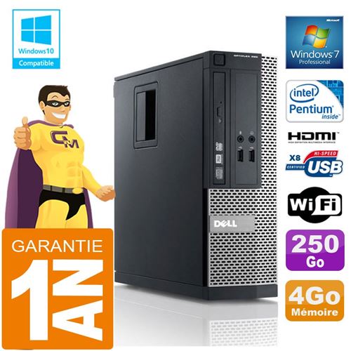 Acheter Pc dell 390 sff intel g630 ram 4go disque 250 go graveur dvd wifi w7 État correct - 119,00 € Pc dell 390 sff intel g630 ram 4go disque 250 go graveur dvd wifi w7 État correct - Dell reconditionné disponible sur Fnac
