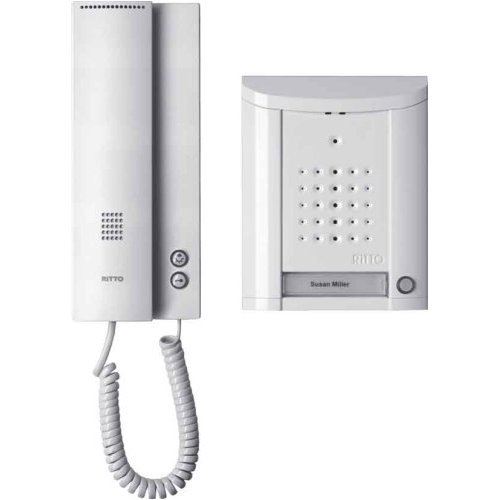 Ritto 1841170 Pack complet d'interphone audio Entravox pour maison individuelle Blanc