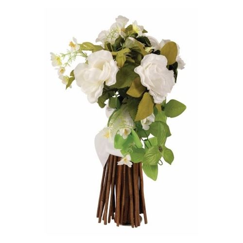 Bouquet artificiel de roses - Déguisements et fêtes