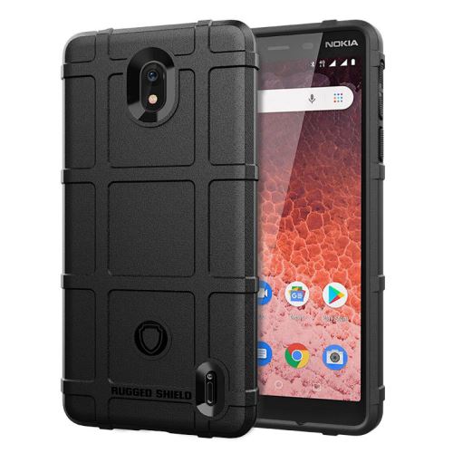 Etui Coque de protection durable anti choc pour Nokia 1 Plus - Noir