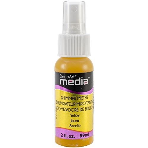 Americana flacon spray de peinture acrylique - jaune shimmer mister - 59 ml ado50-11