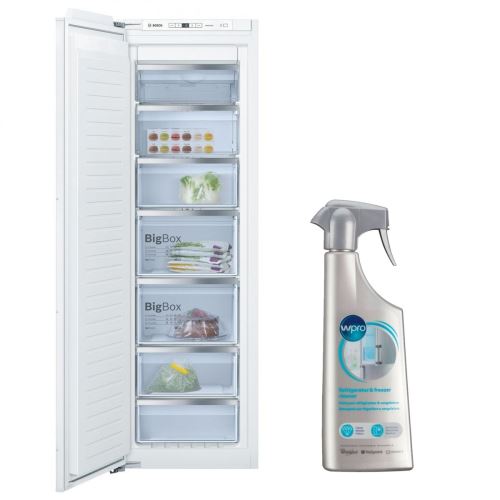Congelateur Armoire Bosch 1033433 55 Blanc Congelateur Armoire No Frost Encastrable Avec 5 Tiroirs Dont 2 Big Box 2 Compartiments De Congelation Intensive A Porte Abattante Congelateur Armoire Achat Prix Fnac