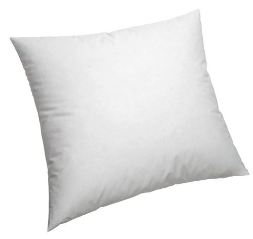 Pikolin home - Oreiller/ Coussin anti-acariens en fibre, avec housse en 100% coton. Fermeté et hauteur moyenne. 50x50 cm