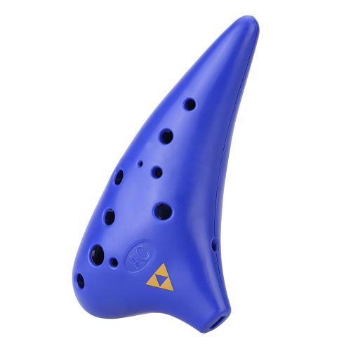 Ocarina Alto Do Majeur 12 Trous Rayzm - Parfait Pour Débutants, Plastique ABS Résistant, Livré Avec Sangle Et Sac