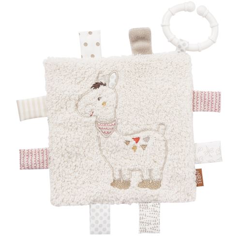 Fehn couverture câline Lama 16 cm crème