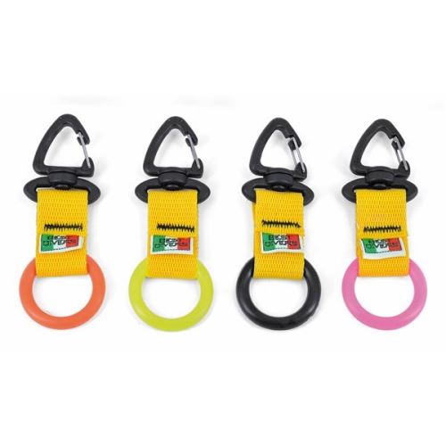 Clip Accroche Detendeur Jaune Anneau Silicone Best Divers - Couleur - Orange