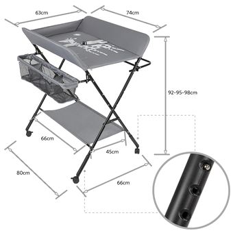 Reglable En Hauteur Vendeur Pro Table A Langer Pliante Et Portable Table A Langer Bebe Avec Motif Girafe 80 66 98cm Le Change Bebe Et Puericulture Centromotorsa Com Ar