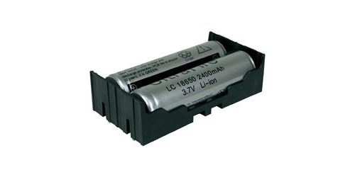 Support pile 2x 18650 MPD BK-18650-PC4 montage THT (L x l x h) 77.7 x 40.21 x 21.54 mm