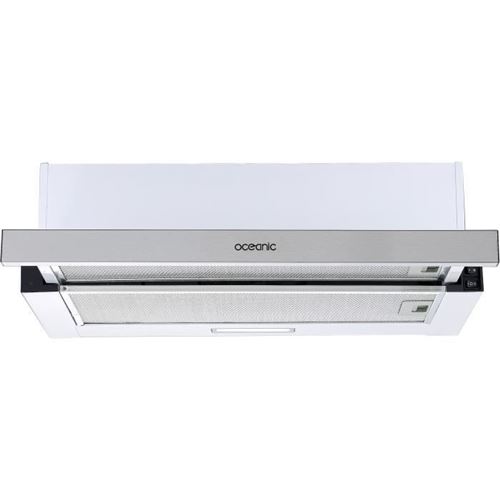 Oceanic - Oceaht440r8 - Hotte Box A Recyclage - 332 M3 Air/h - 62 Db - 2 Vitesses - L60 Cm - Inox