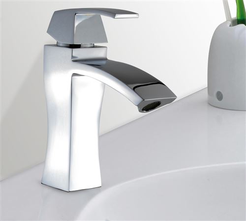 Robinet mitigeur vasque lavabo a poser design cubique moderne