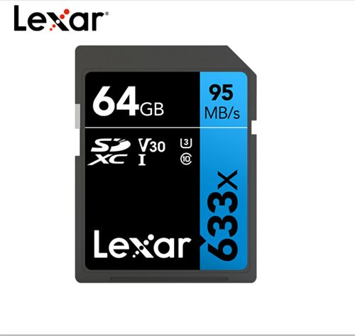Carte Mémoire Lexar Professional 633x 64G -Noir+Bleu