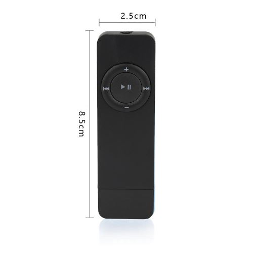LECTEUR MP3 ÉTANCHE Sport Natation Plongée Clip Vidéo 8Go + 3.5mm