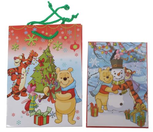 Disney Winnie l'sacs-cadeaux et cartes voeux Ourson 24 x 17 cm